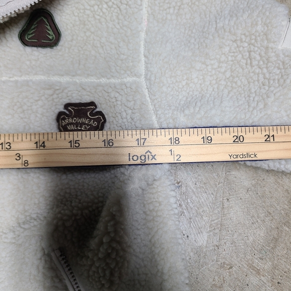 Gap kids white fleece outdoor jacket - Picture 6 of 7